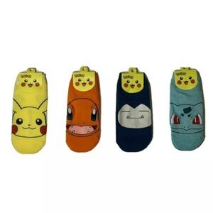 NWT Pokémon 4 Pairs of Socks